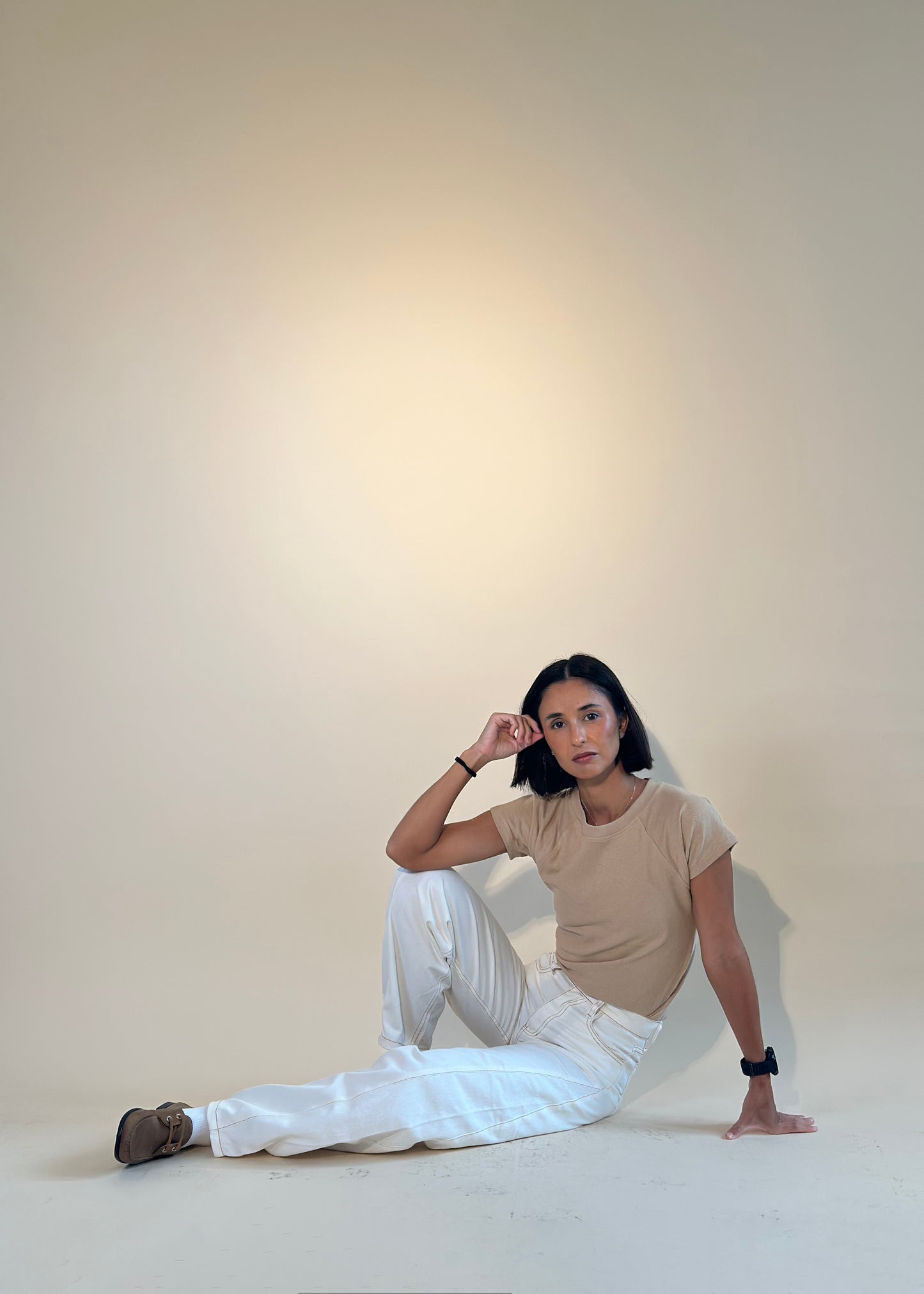 ESSENTIALS TSHIRT CAMEL