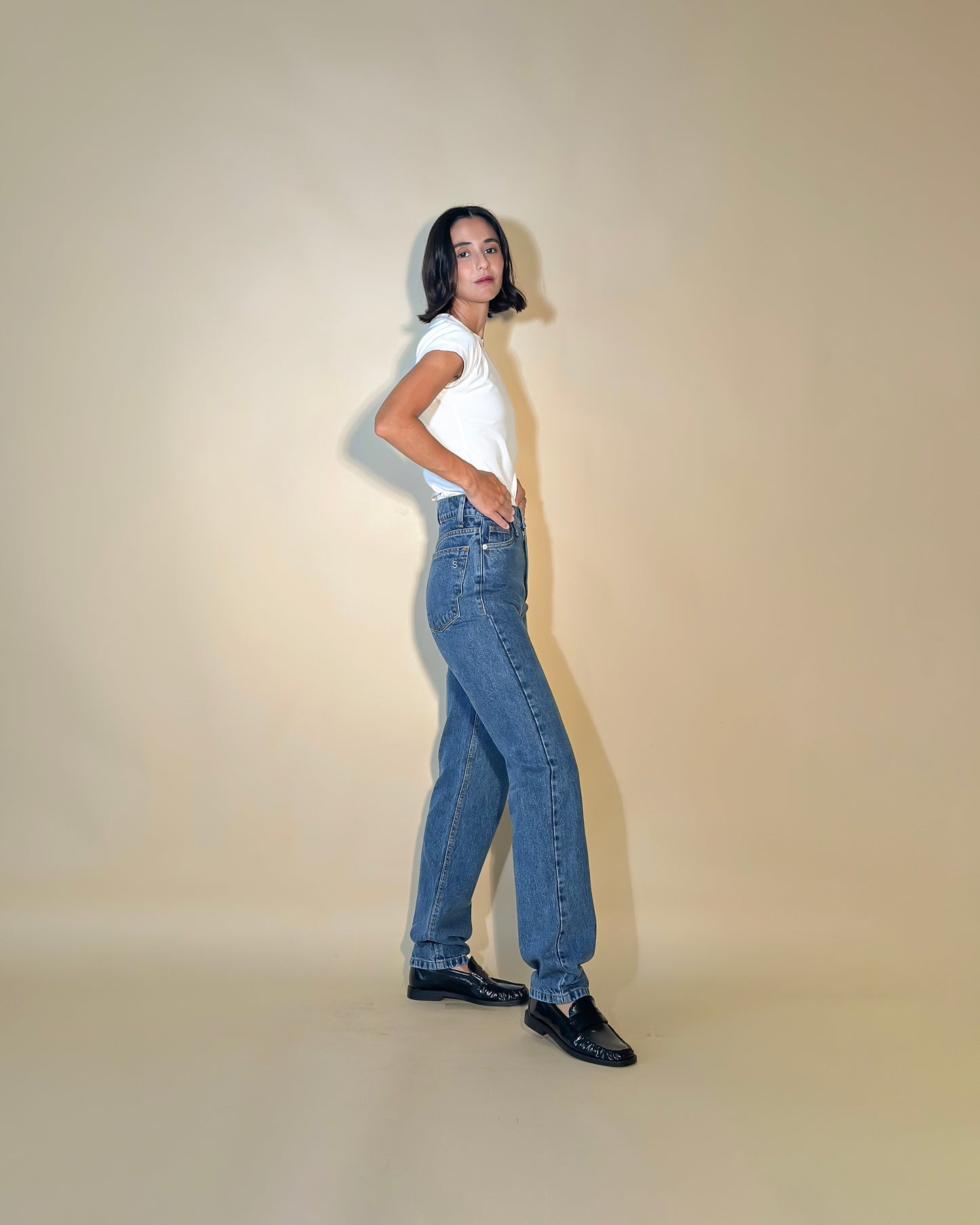 VIOLET FULL LENG STRAIGHT JEANS