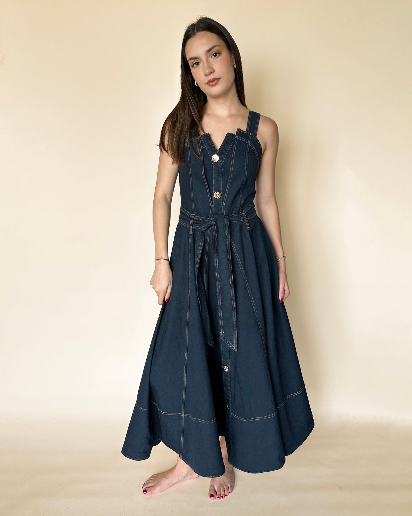 ISLA DENIM DRESS