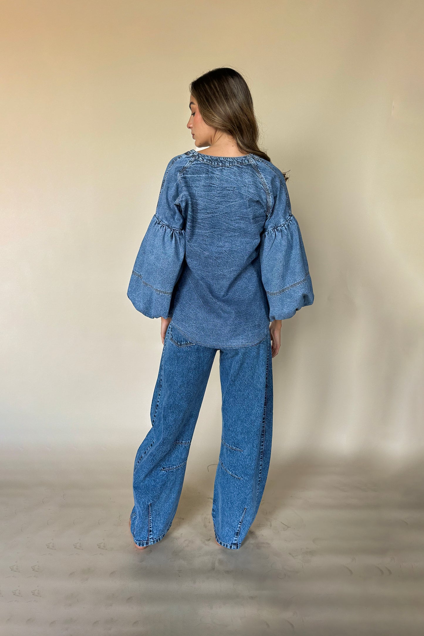 SOPHIA DENIM SHIRT